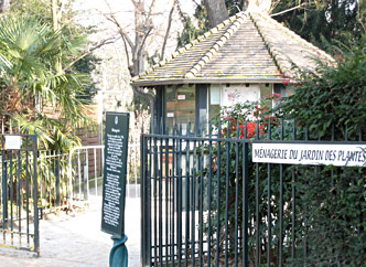 Entrée de la Ménagerie du Jardin des Plantes - Zoo Paris