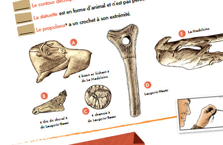 Jes jeux du cahier préhisto spécial Vézère et Lascaux