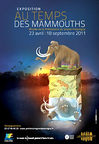 Au temps des mammouths, une exposition au Musée de Préhistoire du Grand-Pressigny