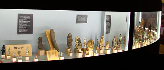 La vitrine des vénus préhistoriques