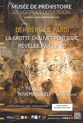 Derrière la paroi, la grotte Chauvet-Pont d'Arc révélée par la 3D