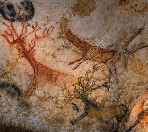 Groupe de cerfs de Lascaux