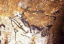 Scne du puit (vue gnrale) - Lascaux