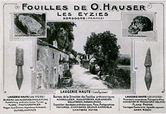 Fouilles Otto Hauser à Laugerie haute