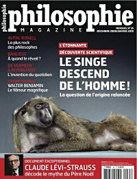 Le singe descend de l'homme - Philosophie Magazine