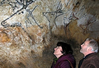 Gilles et Brigitte Delluc à Lascaux