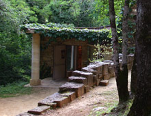 Entrée de l'Abri de Cap Blanc