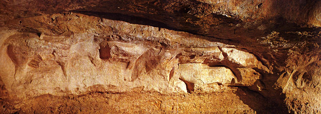 Vue générale de l'abri du Cap Blanc