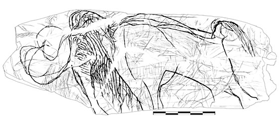 Mammouth gravé La Madeleine 