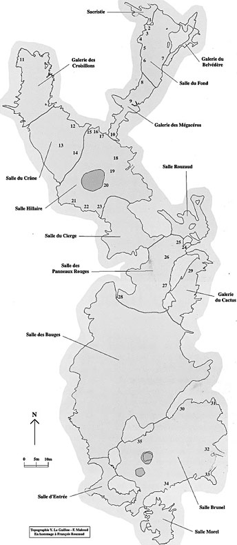 Topographie de la Grotte Chauvet