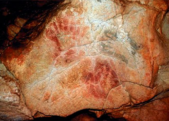 Grotte des Fieux - Mains négatives