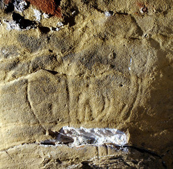 Image sexuelle féminine grotte de la cavaille