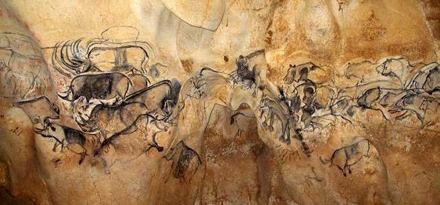 La grotte Chauvet, grande fresque 