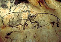 Deux rhinocéros - Grotte Chauvet