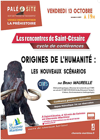 Origines de l'humanité une conférence de Bruno Maureille