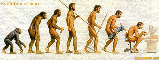 Evolution de l'homme vers l'informatique