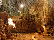 Fouilles sur la grotte du Lazaret