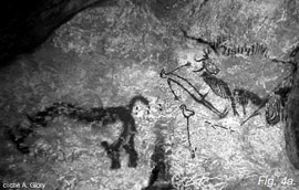 Rhinoceros de la scène du puit à Lascaux