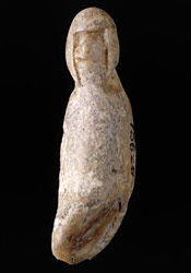 Figurine humaine dite "Dame à la capuche"