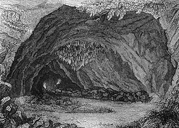 La grotte de Bedeilhac en 1837