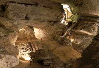 La grotte du Mas d'Azil, un vrai labyrinth...