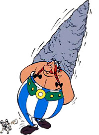 Obelix ne pouvait tailler de menhirs 