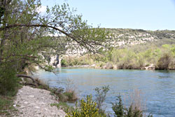 Le Village préhistorique au nord des berges du Verdon