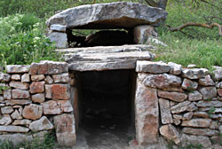 Détail du dolmen