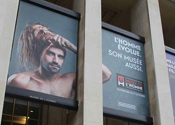 L'entrée du Musée de l'Homme