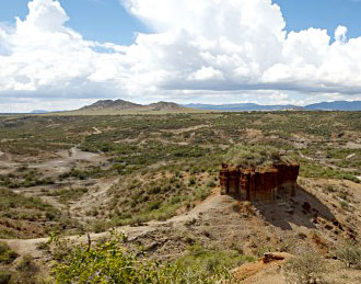 Gorge d'Olduvai en Tanzanie