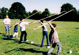 Tir au propulseur enfants