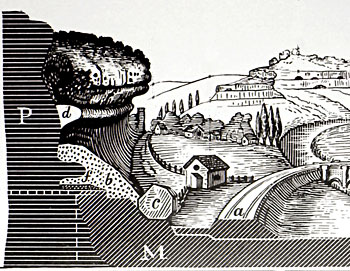 Vue générale de la Vallée avec l'Abri Cro-Magnon