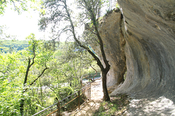 Point de vue au dessus de l'abri Cro-Magnon