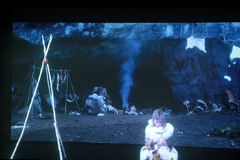 Film et hologramme de Cro-Magnon