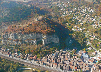 Site de Soyons - Vue aérienne