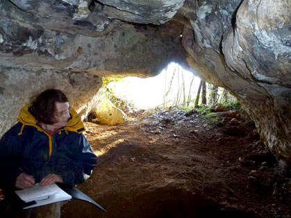 Le trou croisé à St Geroges de Montclar